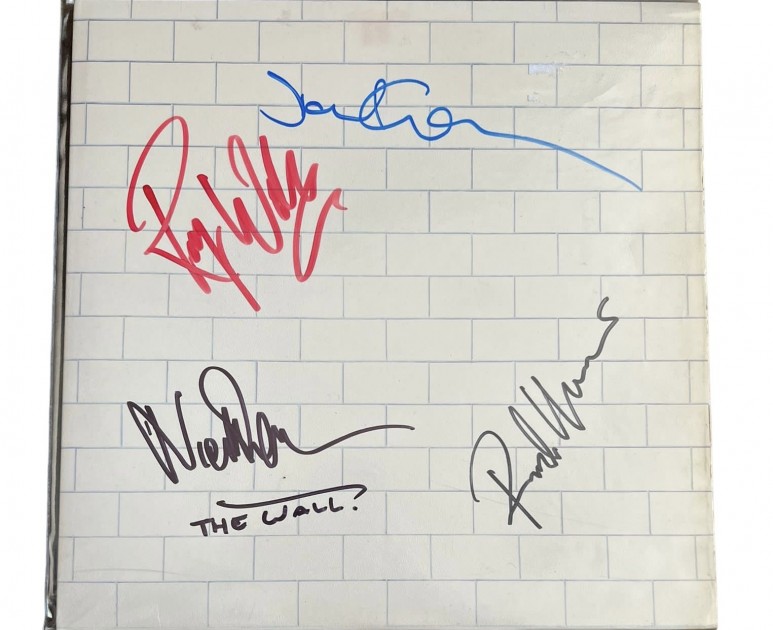 Vinile "The Wall" dei Pink Floyd - Autografato