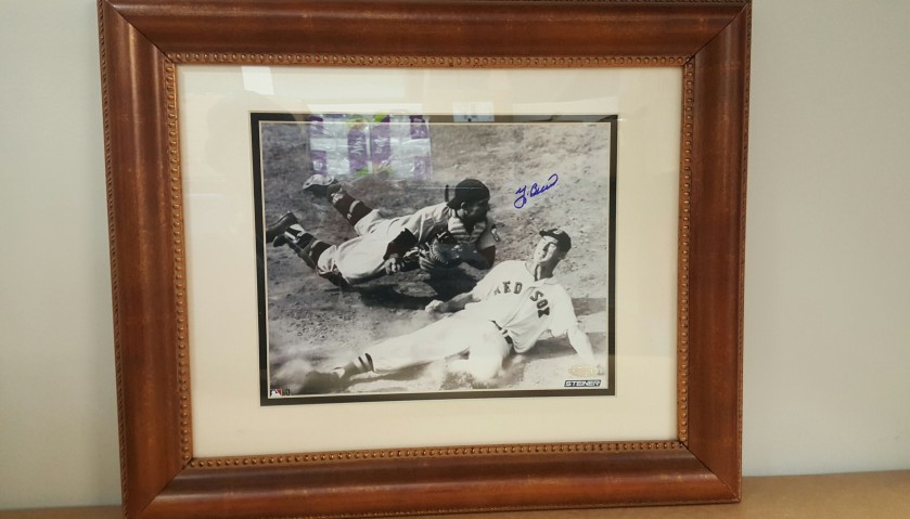 Yogi Berra Hand Signed New York Yankees Photograph