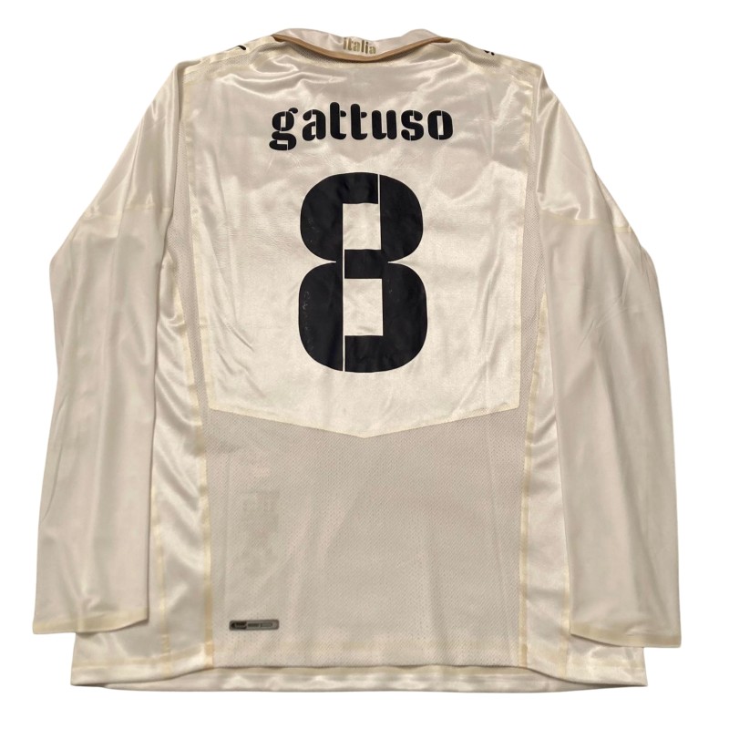 Gattuso's Italy Match-Issued Shirt, EURO 2008 Qualifiers