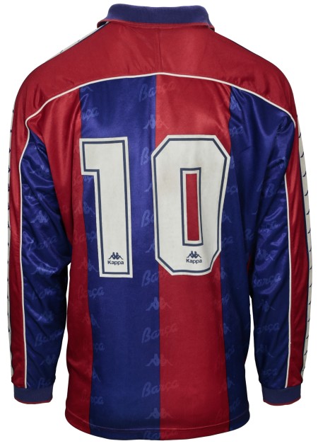 Romario's Barcelona Match-Worn Shirt, 1993/94