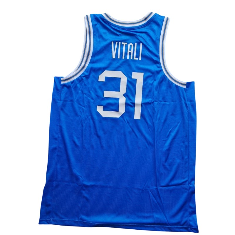 Luca Vitali's Italia Basket Match-Issued Jersey