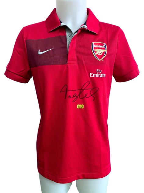 Polo Ufficiale Arsenal - Autografata da Adams