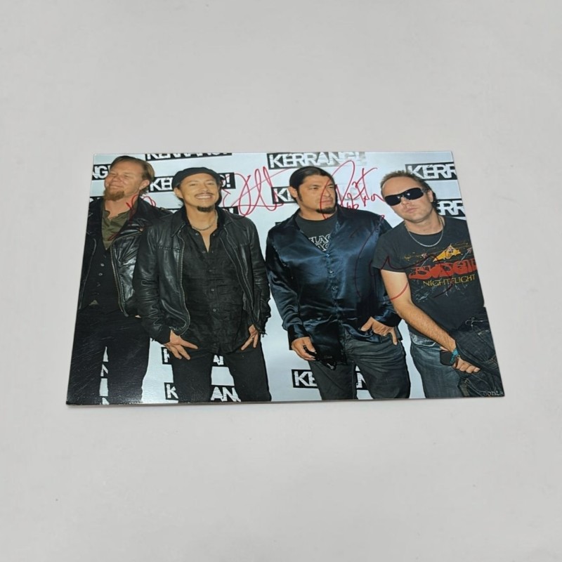 Metallica Signed Photograph