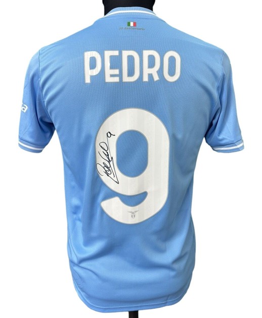 Pedro's Signed Issued Shirt, Inter vs Lazio Italian Super Cup 2024