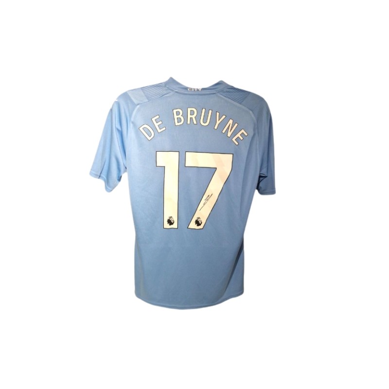 Kevin De Bruyne's Manchester City 2023/24 Signed Official Shirt