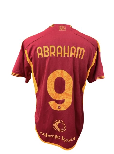 Abraham's Roma Match-Worn Shirt, 2023/24