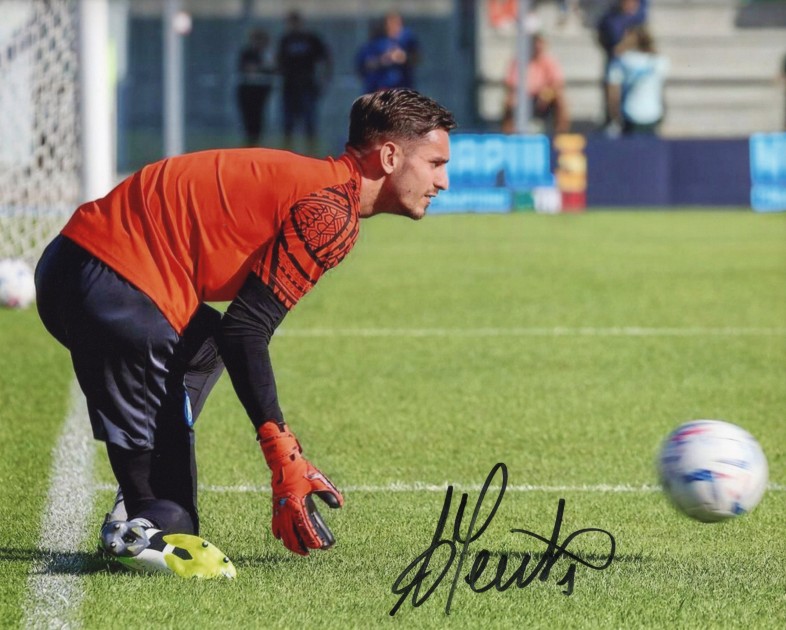 Photograph signed by Alex Meret
