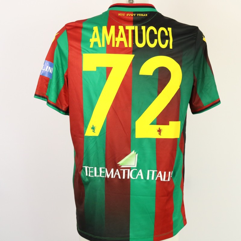 Amatucci's Unwashed Shirt, Ternana vs Parma 2024 - Associazione Progetto Flavia Patch