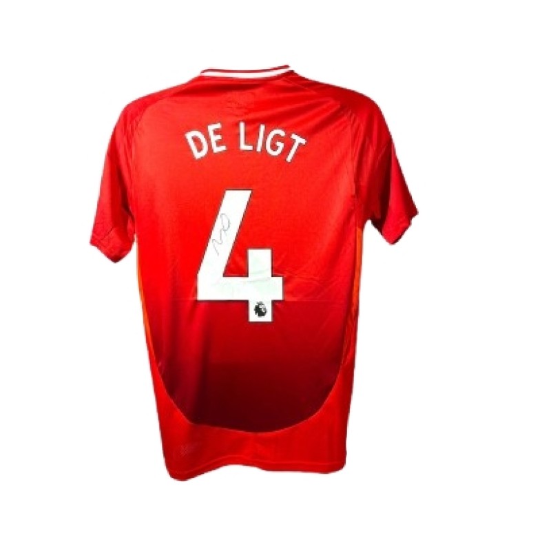 Matthijs de Ligt's Manchester United 2024/25 Signed Replica Shirt