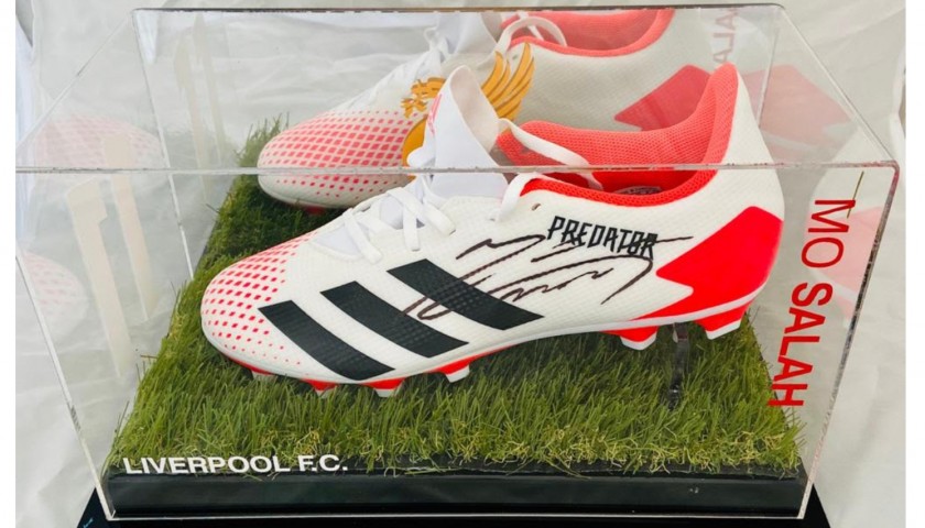Mohamed Salah Hand Signed Football Boots