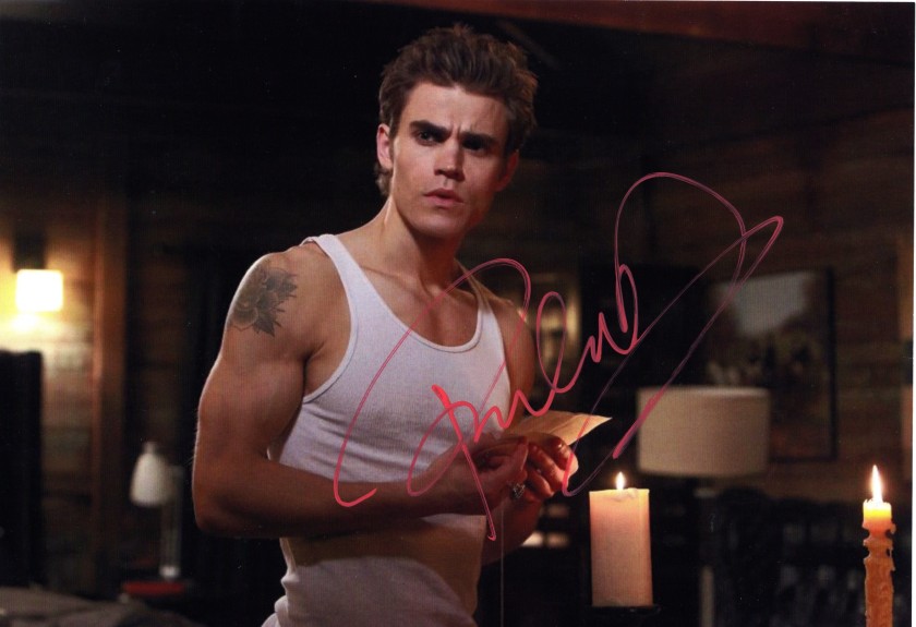 The Vampire Diaries - Photograph Signed by Paul Wesley