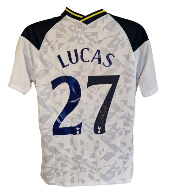 Lucas Moura's Tottenham FC 2020/21 Signed Replica Shirt