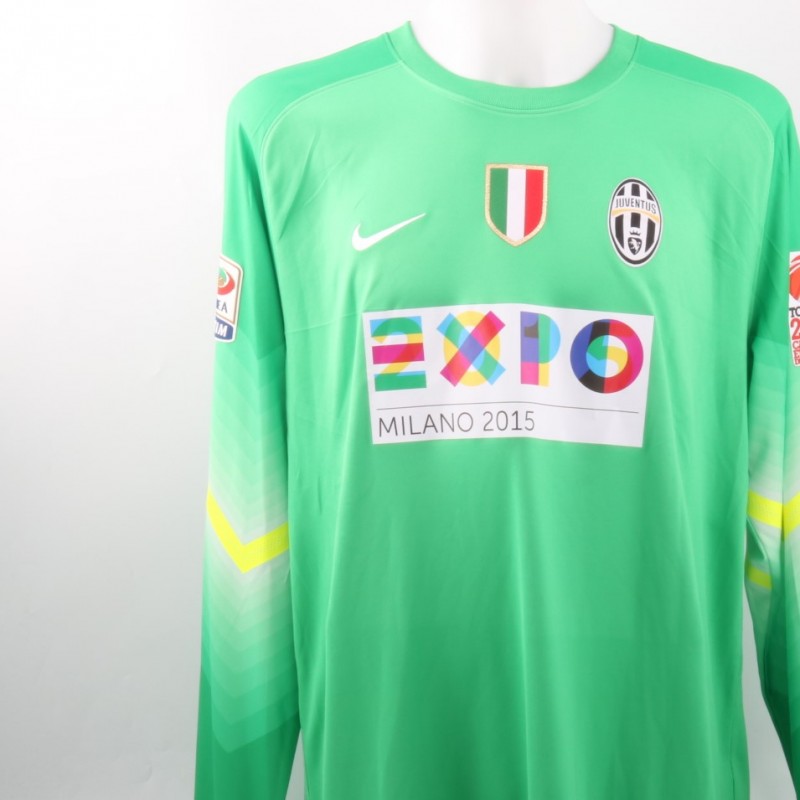 Storari Match issued/worn Shirt, Torino-Juventus 26/04/2015 - Special Patch EXPO
