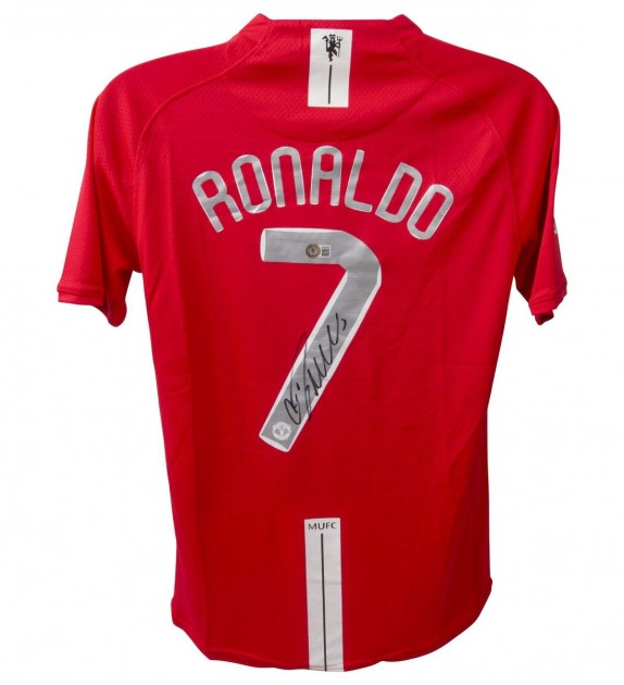 Cristiano Ronaldo's Manchester United Signed Shirt - 2008 Champions League  Final - CharityStars