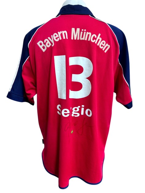 Paulo Sergio's Bayern Monaco Signed Official Shirt, 1999/00