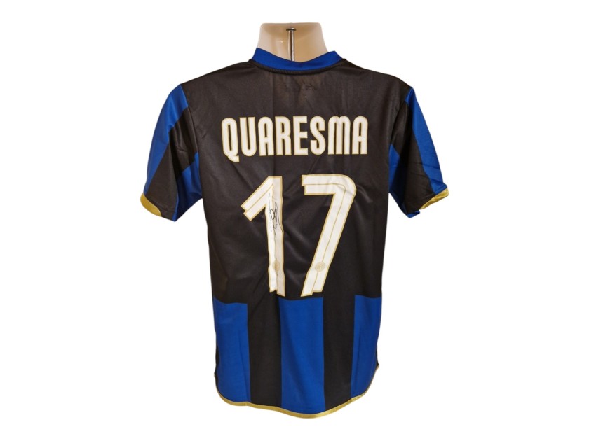 Ricardo Quaresma's Inter Milan 2008/09 Signed Replica Shirt 