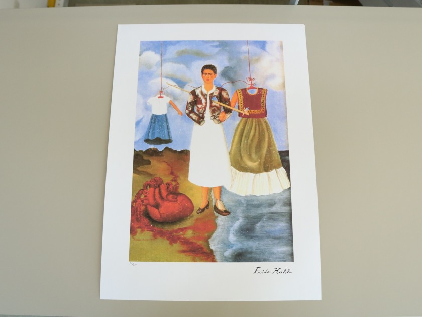 "I Remember (The Heart)" Offset lithograph by Frida Kahlo (replica)