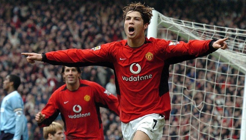 Cristiano Ronaldo's Manchester United 2004 Signed Shirt