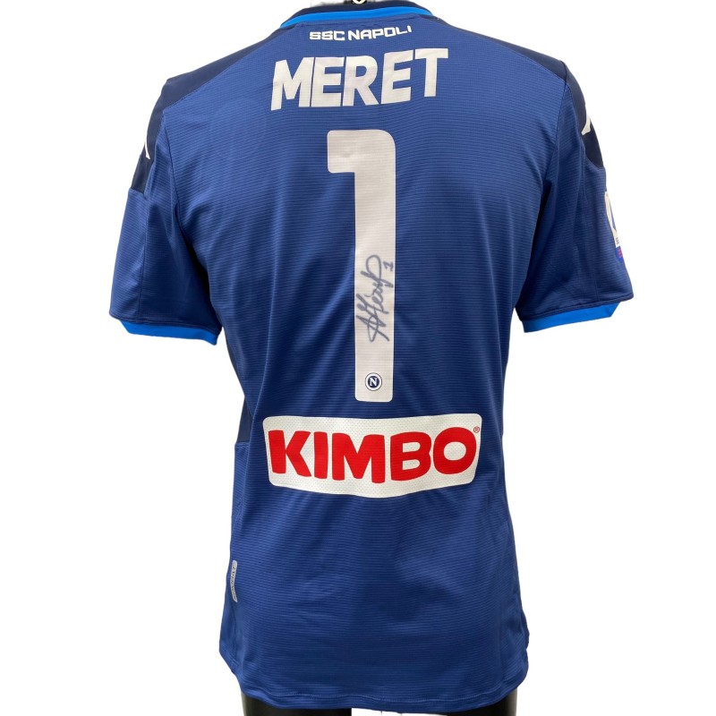Meret's Napoli Signed Match-Worn Shirt, 2019/20