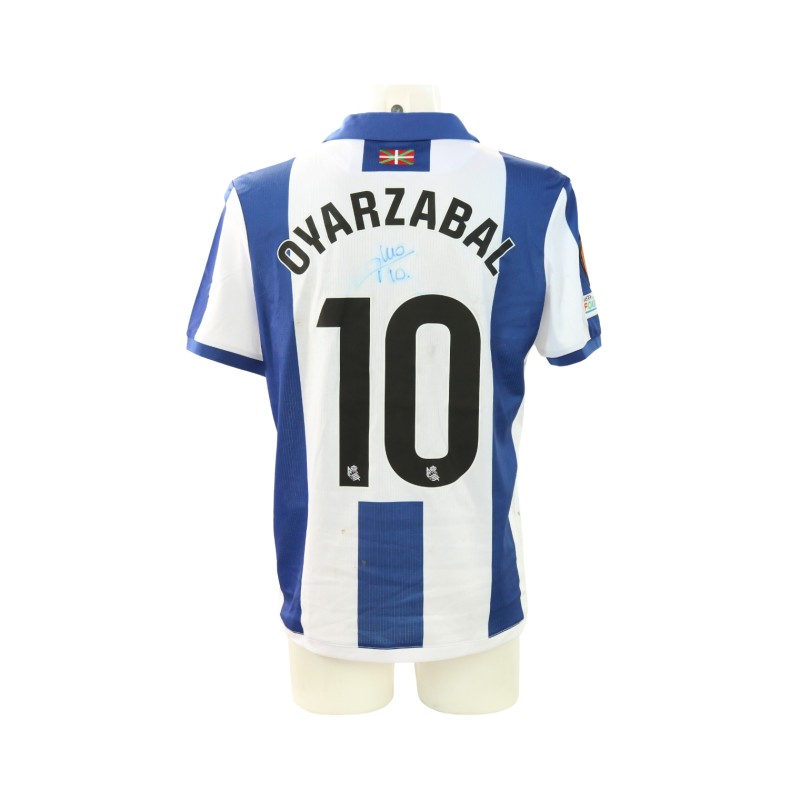 Oyarzabal's Real Sociedad vs PAOK Signed Unwashed Shirt, Europa League 2025