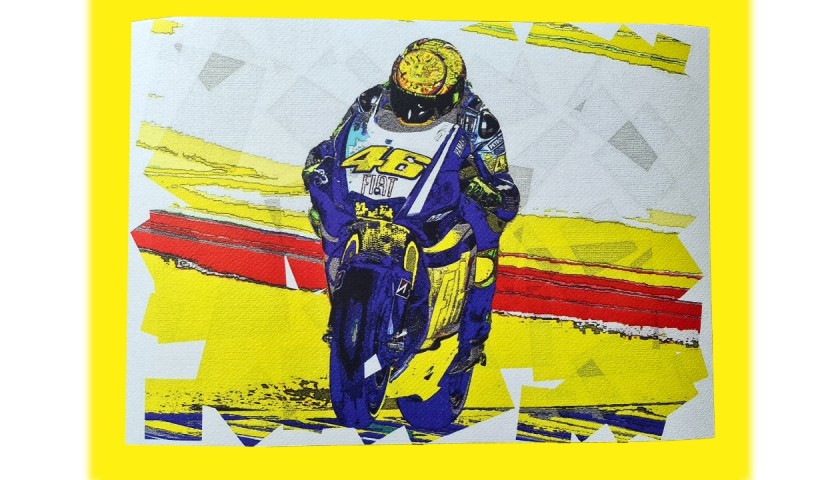 Valentino Rossi - Pop Artwork by Gabriele Salvatore 