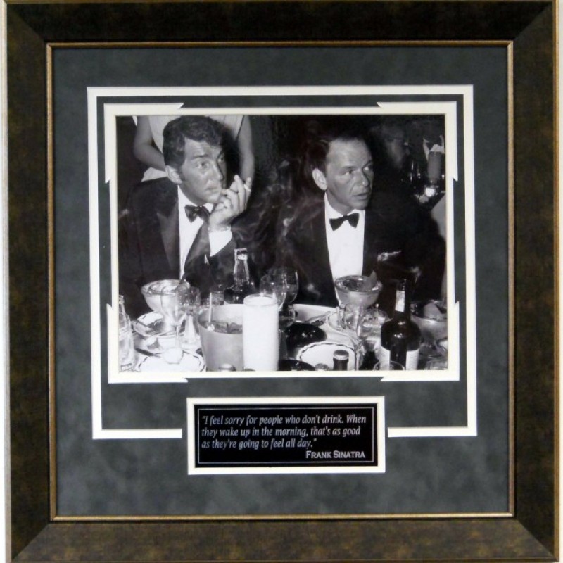 "Drinking Buddies” Fotografia d'epoca di Frank Sinatra e Dean Martin