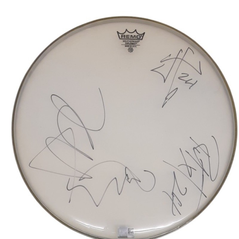 Metallica Signed Drumskin