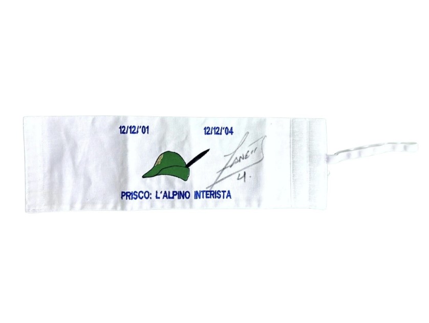 Zanetti's Match-Worn Armband, Siena vs Inter 2004