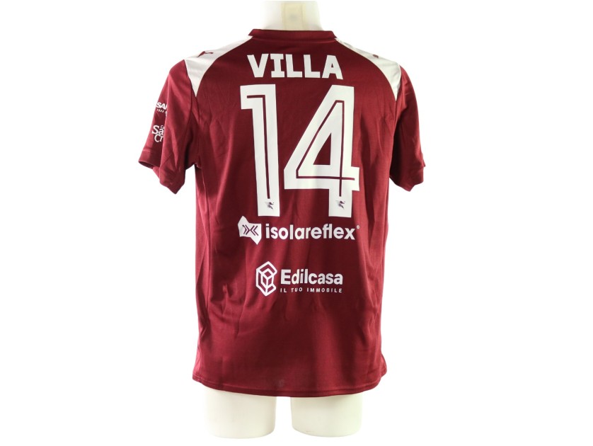 Villa's Unwashed Shirt, Salernitana vs Foggia 2025 - Carlo Ricchetti Special Patch