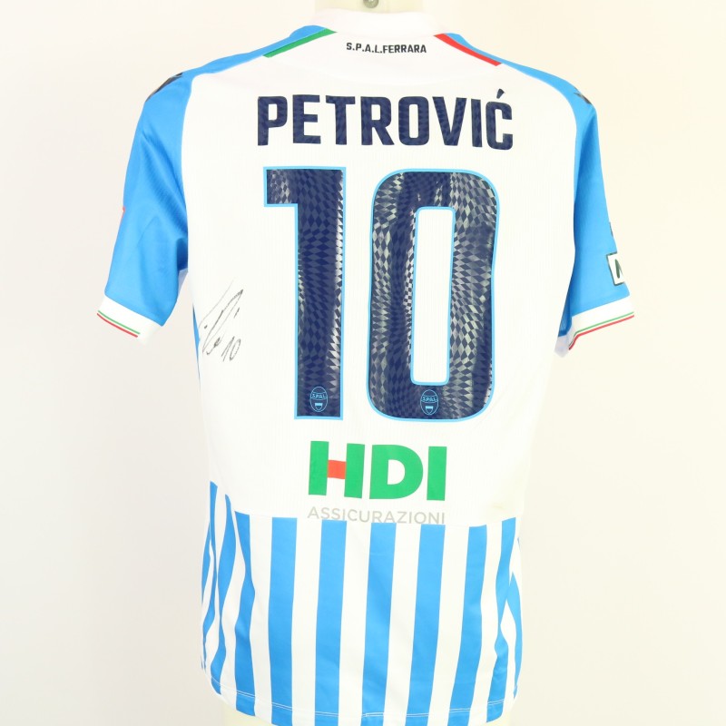 Petrovic's unwashed Signed Shirt, SPAL vs Gubbio 2024 