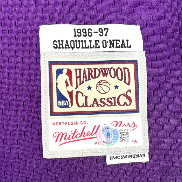 Shaquille O'Neal and Magic Johnson Signed Mitchell&Ness Los