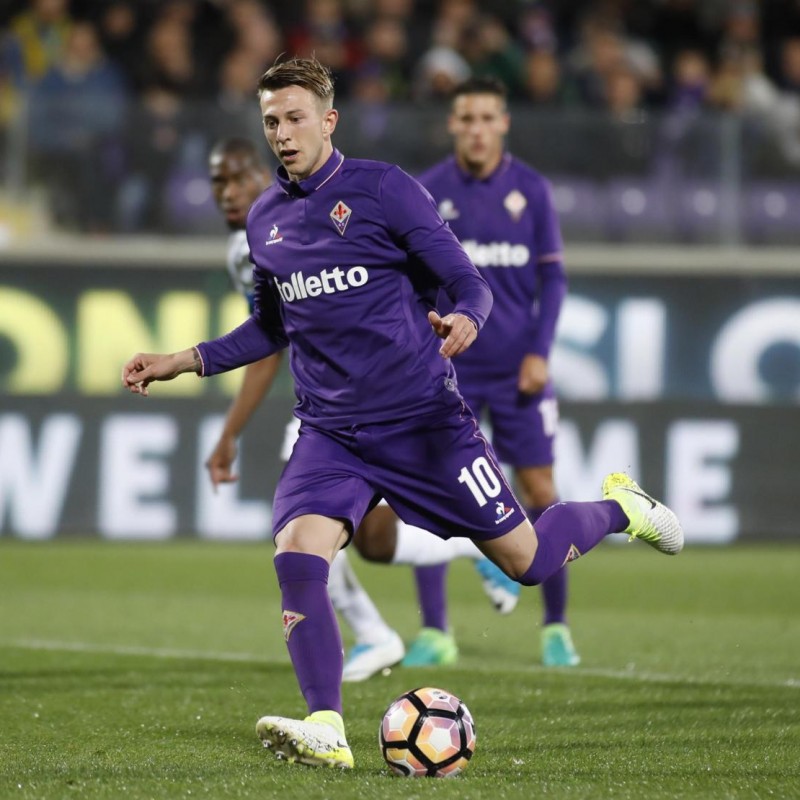 Bernardeschi's 2016/17 Match-Issued Fiorentina Shirt, Signed