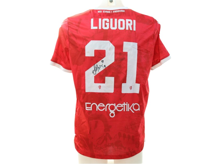 Liguori's Signed Unwashed Shirt, Trento vs Padova 2024