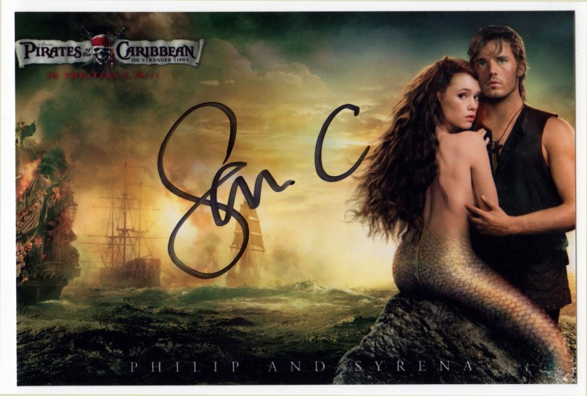 Pirates of the Caribbean - Photograph signed by Sam Claflin
