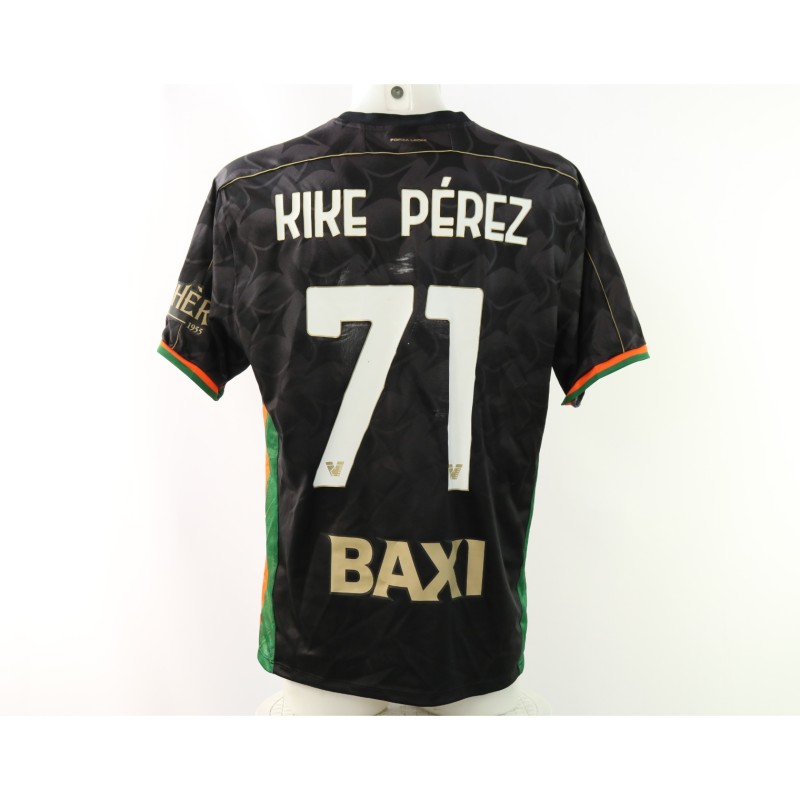 Kike Perez's Venezia vs Lazio Unwashed Shirt, 2025