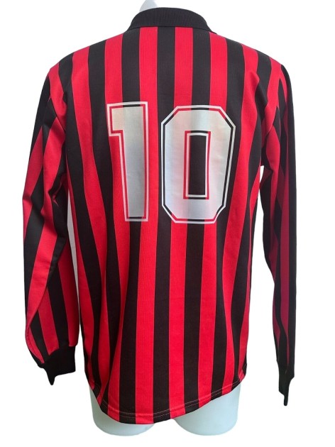 Maglia gara Rossi Milan, 1985/86