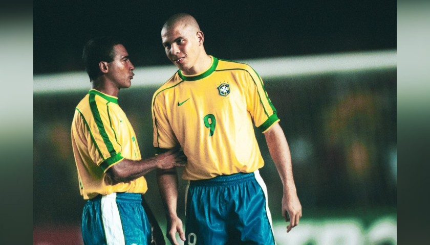 Ronaldo's Official Brazil Signed Shirt, 2000