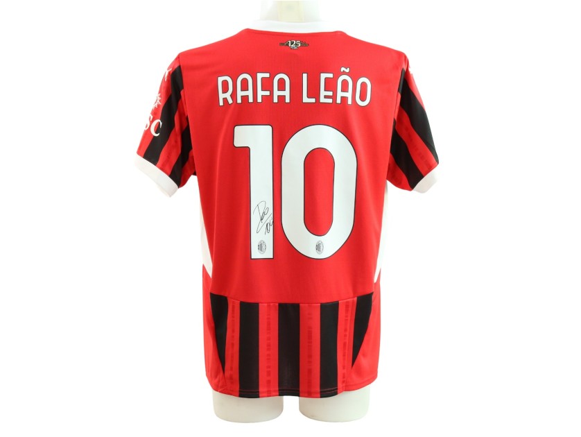 Rafael Leão's Milan Signed Official Shirt, 2024/25