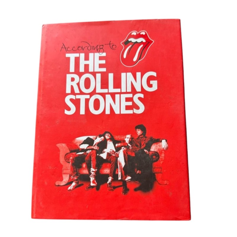 Libro cartonato autografato dei Rolling Stones