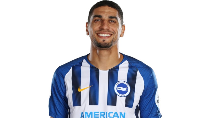 Leon Balogun's Brighton & Hove Albion Match-Issued and Signed Shirt, 2019/20