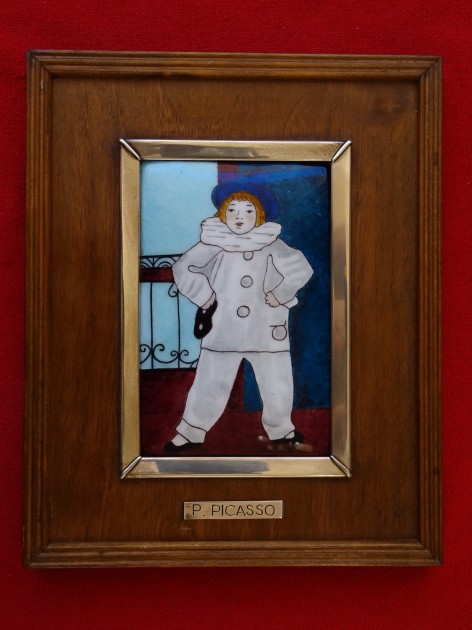 "Paul-Pierrot" Enamel Work by Pablo Picasso