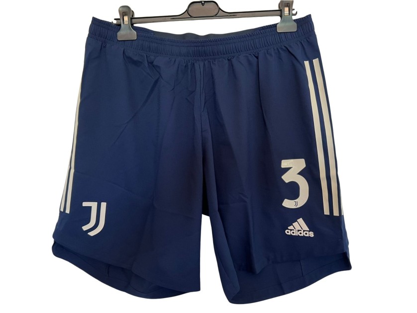 Chiellini's Juventus Match-Issued Shorts, 2020/21