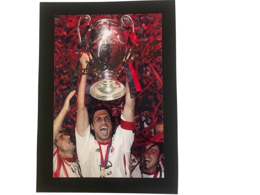 Fotografia - Autografata da Paolo Maldini