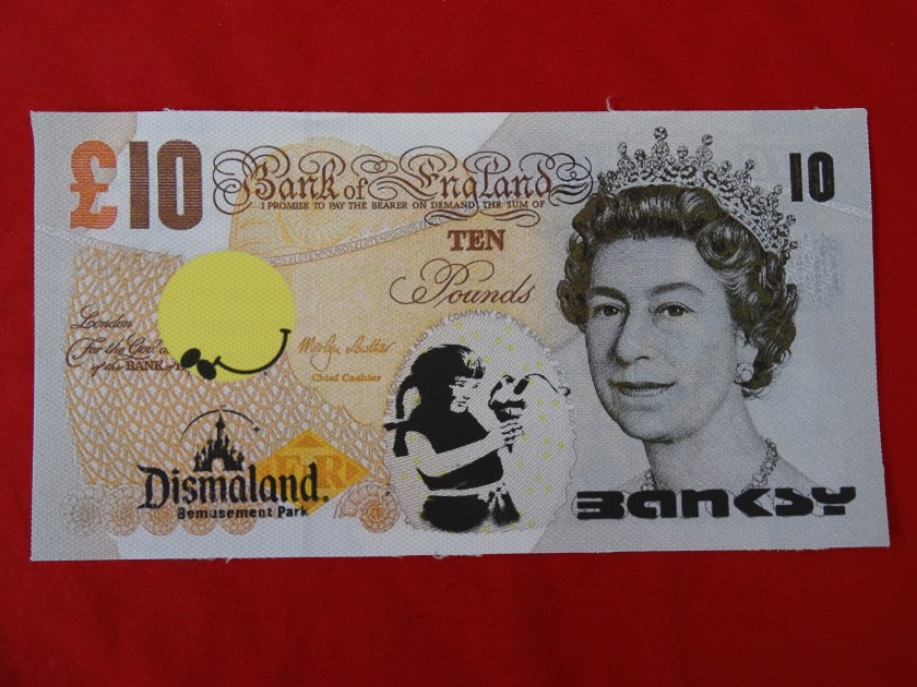 Banksy Dismaland Ten Pound Banknote