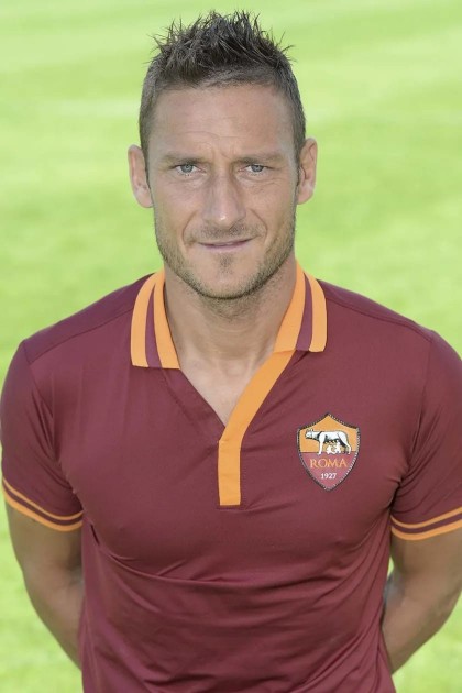 Totti's Roma Match-Issued Shirt, 2013/14