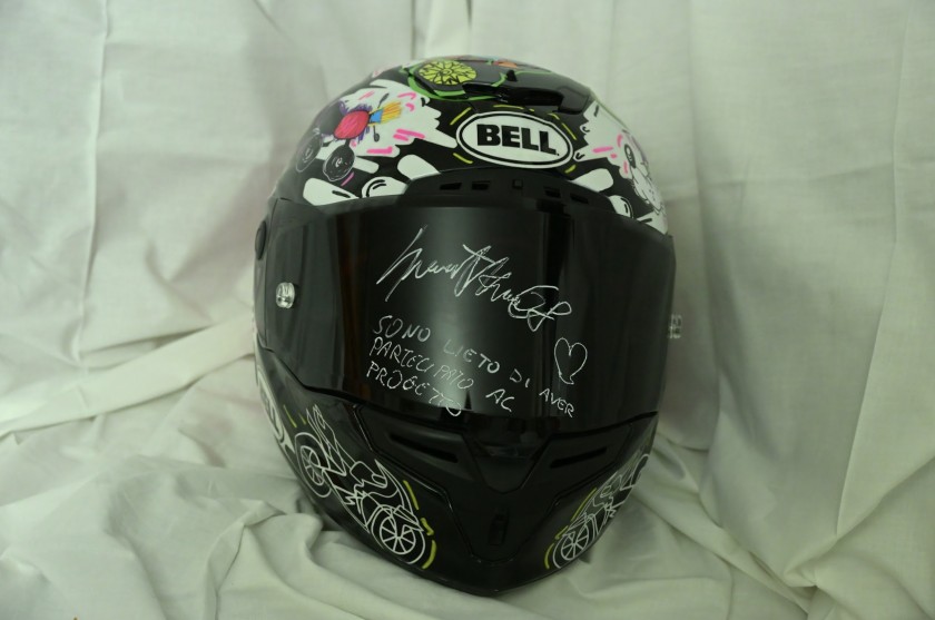Andrea Sorrenti's Signed Helmet - Bell, Size M