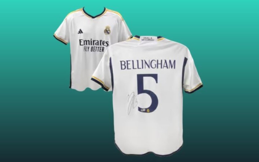 Jude Bellingham's Real Madrid 2023/24 Signed Shirt 