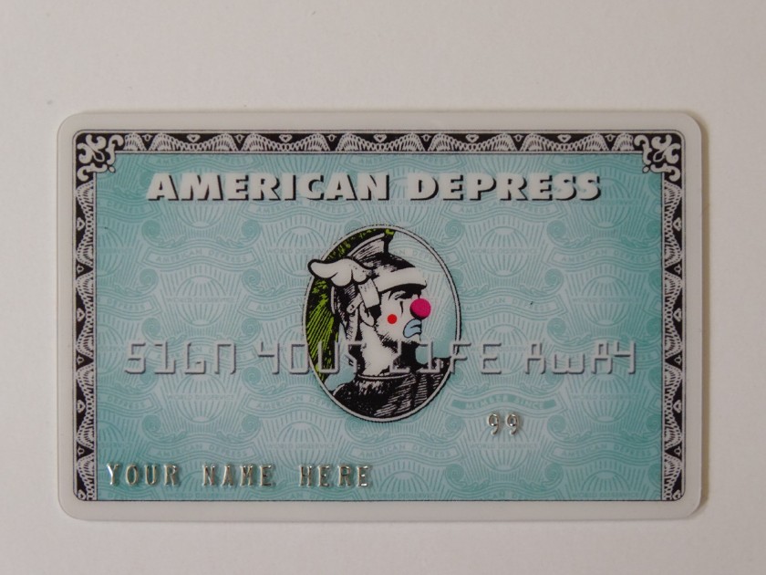 D*Face and Banksy "American Depress"