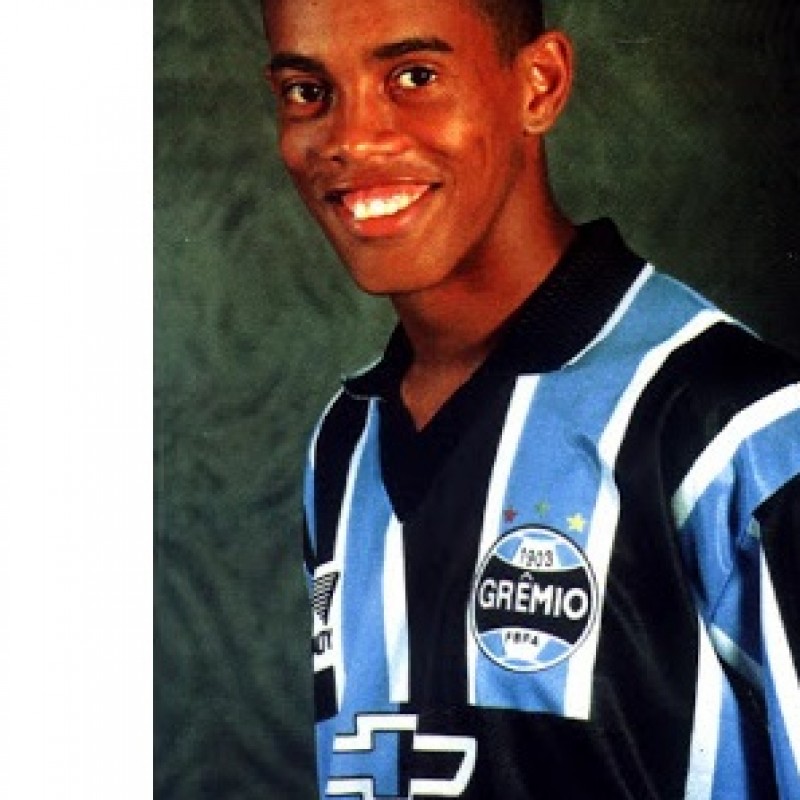 Ronaldinho match worn shirt, Gremio 1999