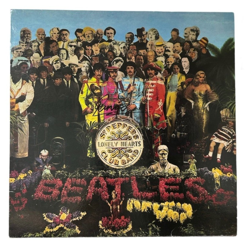 Ringo Starr of The Beatles Signed Sgt. Pepper's Vinyl LP
